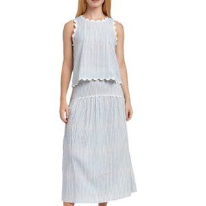 Quinn Top - Blue Stripe